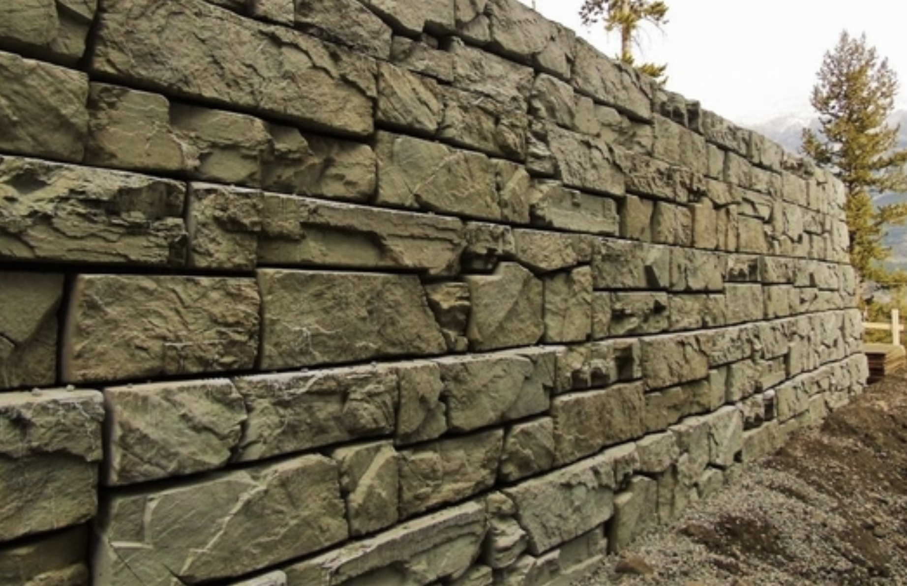 photo mur de soutènement