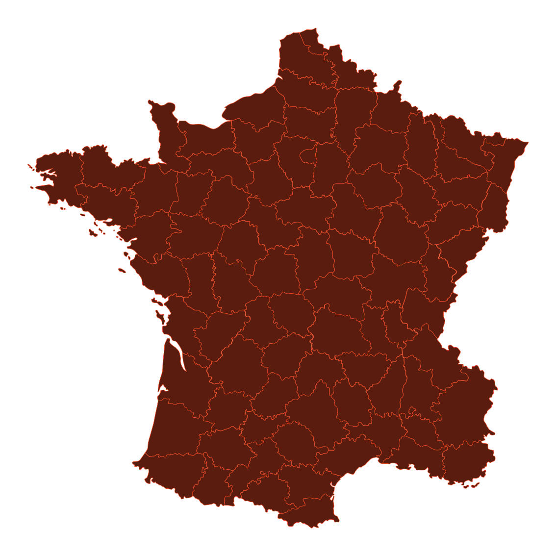 Carte de France
